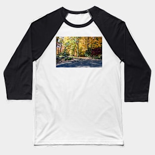 Country road in Autumn Baseball T-Shirt